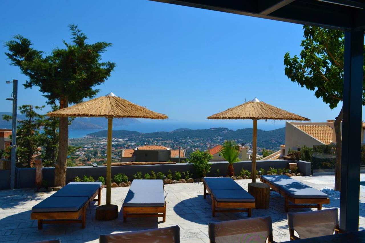 "Stergiou Luxury Apartments" Με Κοινη Πισινα Saronida Exterior foto