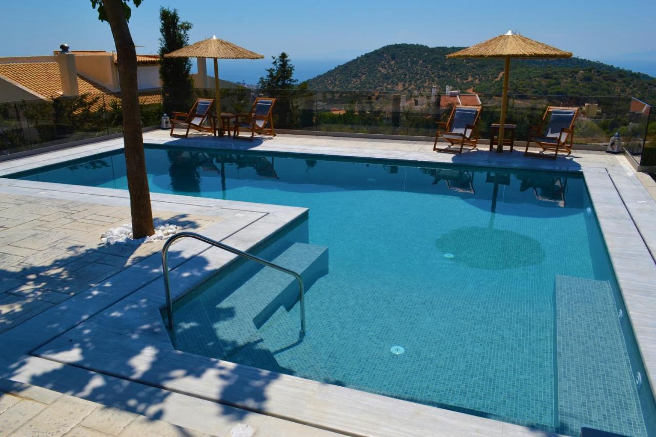 "Stergiou Luxury Apartments" Με Κοινη Πισινα Saronida Exterior foto