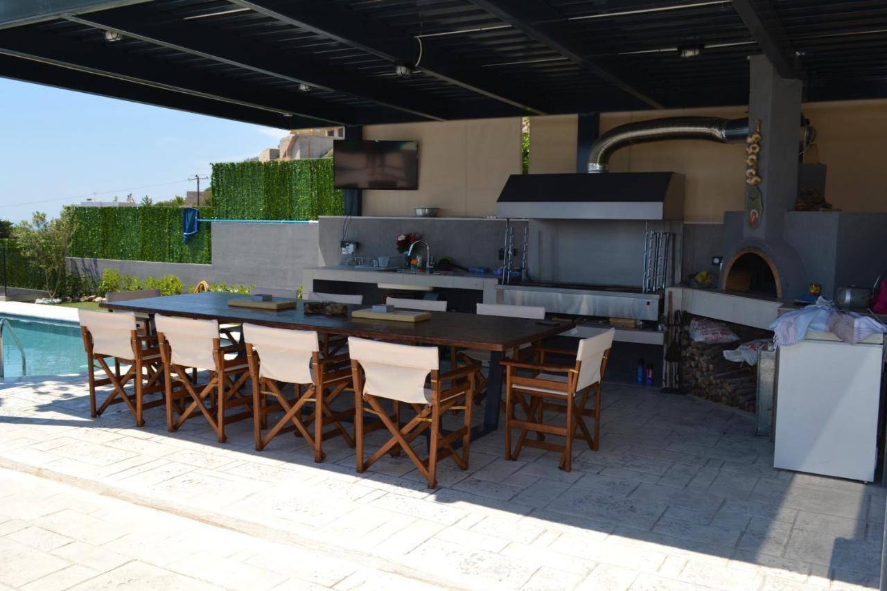 "Stergiou Luxury Apartments" Με Κοινη Πισινα Saronida Exterior foto
