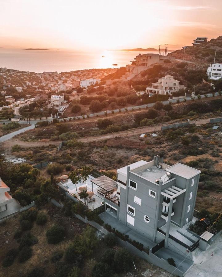 "Stergiou Luxury Apartments" Με Κοινη Πισινα Saronida Exterior foto